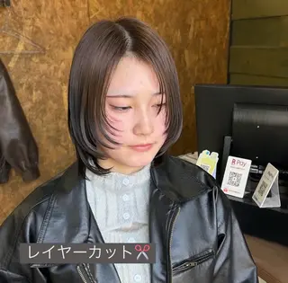 ミディアム カラー Blanco Color&Careのヘアスタイル