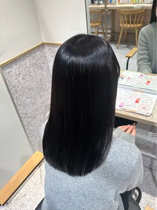 ミディアム カラー 暖色カラー/ パリジェンヌ💟みくのヘアスタイル