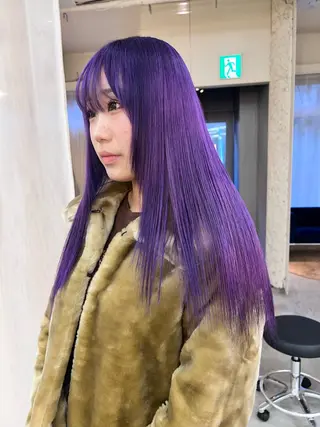 ロング カラー haco＋所属・圧倒的デザイン力 店長🎨RENAのヘアスタイル