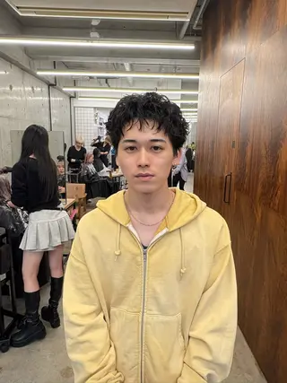 ショート パーマ メンズ men's 特化 ✨ソウタのヘアスタイル