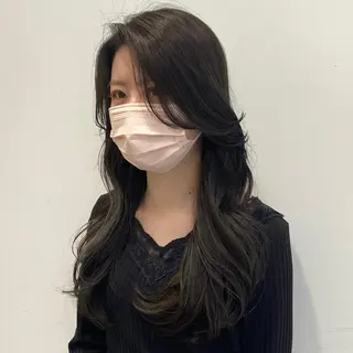 ロング 岡山 愛のヘアスタイル