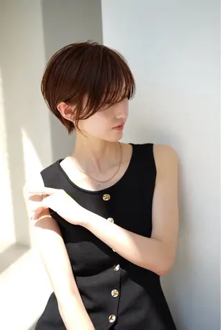 ショート カラー 加賀 千聖 /soigneのヘアスタイル