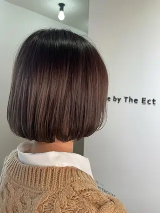 ショート カラー One By The Ect所属・ショート/脱白髪染め ☆宇﨑悠実のヘアスタイル