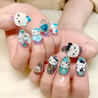 ネイル 新井 ひなののネイルデザイン