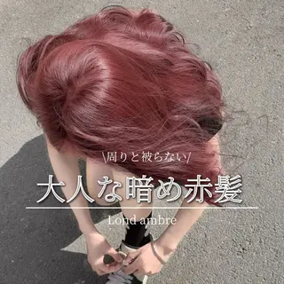 カラー ❤️ブリーチなし💚 ダブルカラー平野実花のヘアスタイル