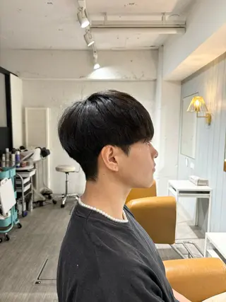 ショート メンズ 韓国メンズヘア/ ダウンパーマ/歩夢のヘアスタイル