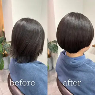 ショート ROOM所属・髪質改善・縮毛矯正/ 下村陽平のヘアスタイル