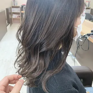 ロング カラー Lien 深井店のヘアスタイル