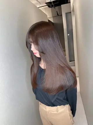 セミロング カラー 今井 勝也のヘアスタイル