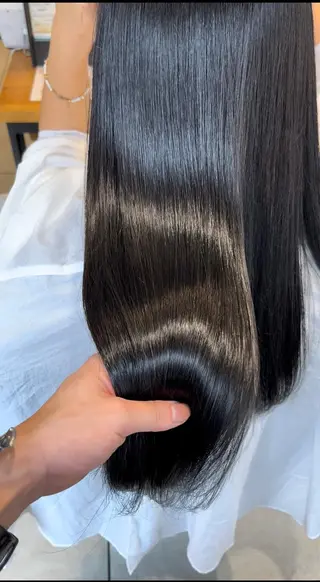 セミロング 🌿earth亀有店 【緑髪のノブ】🌿のヘアスタイル