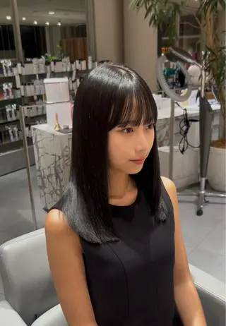 ミディアム カラー 小倉 大和のヘアスタイル