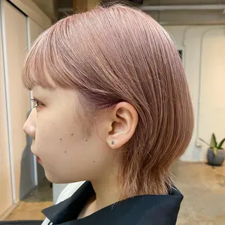 ミディアム カラー 下北沢 soiのヘアスタイル