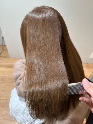 ロング 韓国ヘア/ワンホン ちひろのヘアスタイル