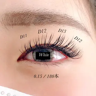 マツエク・マツパ White/マツエク /まつパ/耳つぼのマツエク・マツパデザイン