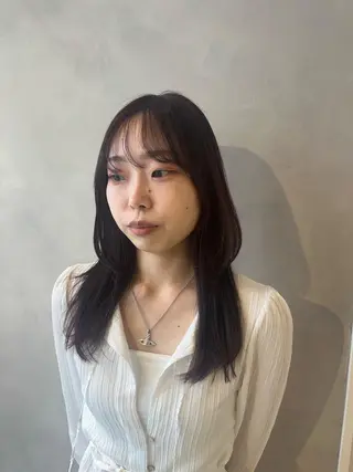 セミロング ボブ/ベージュ/ パーマ🪿近森ゆいのヘアスタイル