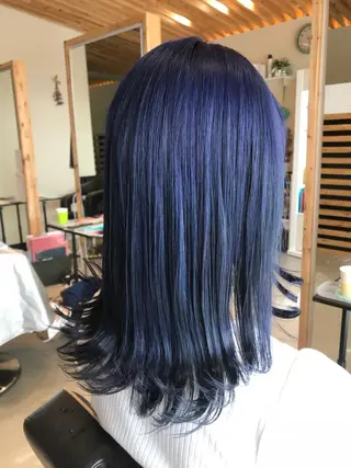ロング カラー 関口 友行のヘアスタイル