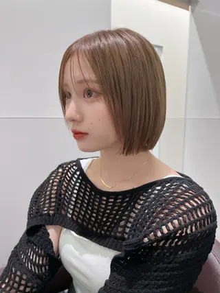 ショート VALETTE omotesando所属・原宿ボブ・髪質改善 輝来のヘアスタイル