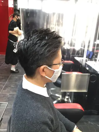 ショート メンズ Annon プライベートサロンのヘアスタイル