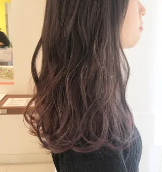 セミロング sano sayakaのヘアスタイル