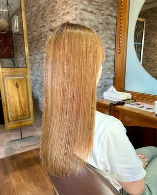 ロング 北川 飛瑶のヘアスタイル