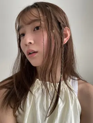 大阪/レイヤー/ ツヤ髪/ヨシノヒメカのヘアスタイル