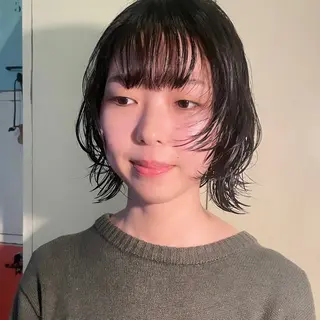 ショート パーマ sourire  西大分所属・Sourire西大分 ☘️いけだ　あおいのヘアスタイル