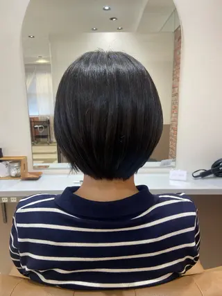 ショート 山﨑 千尋のヘアスタイル