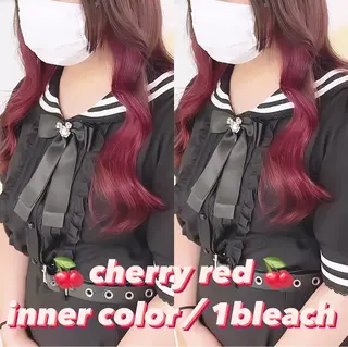 カラー 渋谷:インナーカラー ／🍒エリカ🍒のヘアスタイル