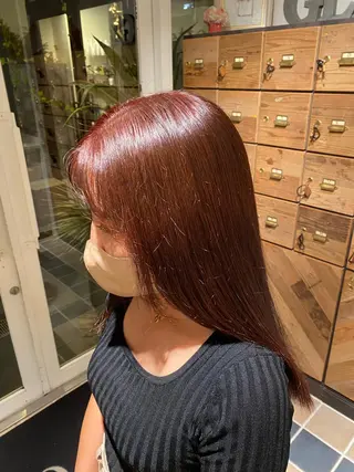 ロング GLAD所属・ナガヤマ ミユのヘアスタイル