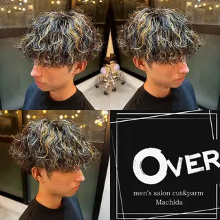 ショート パーマ メンズ 髪質改善美容室bokuno町田店所属・メンズ＆髪質改善縮毛 矯正【平山🔥拓哉】のヘアスタイル