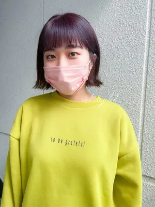 ショート カラー カラーパティシエ facce🌼ikoのヘアスタイル