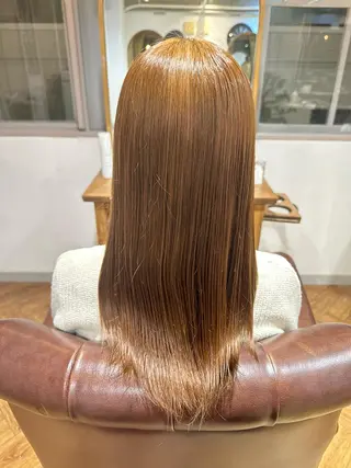 セミロング カラー 馬渕 拓海のヘアスタイル