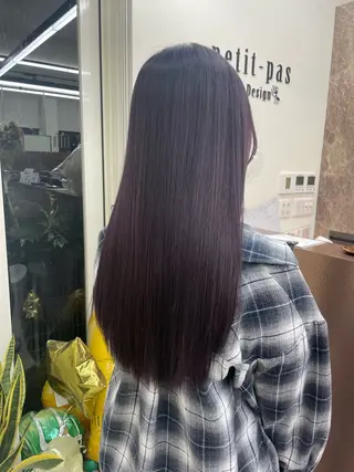 ロング カラー イヤリングカラー特化 🎀於曽能実夢のヘアスタイル