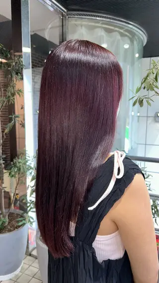 セミロング カラー 似合わせカット/ネイ ル/🌺ココネ🌺のヘアスタイル