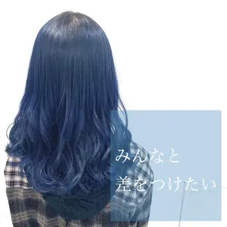 セミロング カラー パーマ ネイル ♡モテ髪/似合わせ♡ 透明感/JUICE♡のヘアスタイル