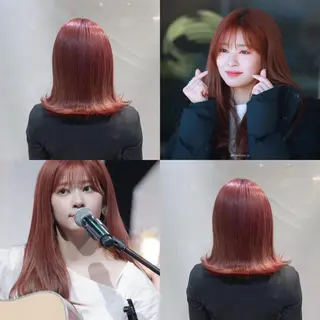 ミディアム カラー ヘアアレンジ As hair所属・柔らか垢抜けｶﾗｰと ｶｯﾄ🫧ASUKAのヘアスタイル