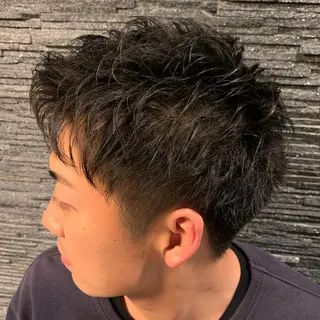 ショート パーマ ヒロ銀座ヘアーサロン所属・博多 関のヘアスタイル