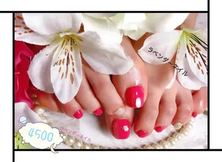 ネイル ラベンダー💖日暮里 ルル💖ネイルのネイルデザイン