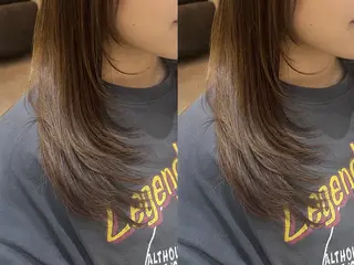 ミディアム Zina/ボブショー ト顔周りKEIKOのヘアスタイル