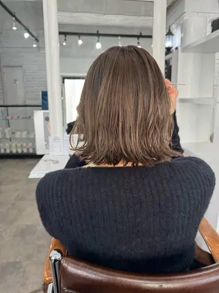 ミディアム カラー SALOWIN札幌大通り所属・札幌ブリーチカラー/ ダブルカラー/ドイのヘアスタイル