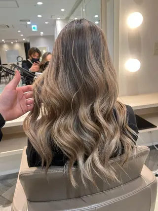 セミロング カラー 🇺🇸海外デザイン iCON TOKYOのヘアスタイル