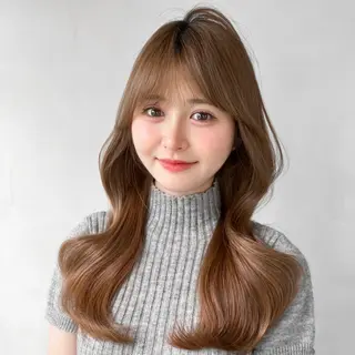 セミロング カラー/レイヤー /カット泉谷七登のヘアスタイル