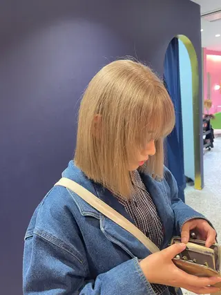 ミディアム カラー 透明感カラー/艶髪/ エクステ/HIROのヘアスタイル