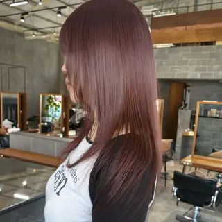 ロング カラー ヘアアレンジ ブリーチカラー特化 🥣/渡邉日向のヘアスタイル