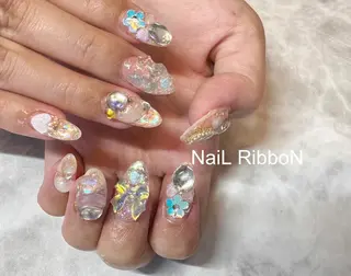 ネイル ネイルリボン 伊藤のネイルデザイン