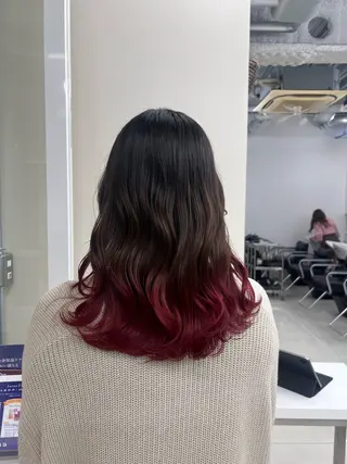 ロング カラー ヘアアレンジ kayo/カラー モデル募集中✨のヘアスタイル