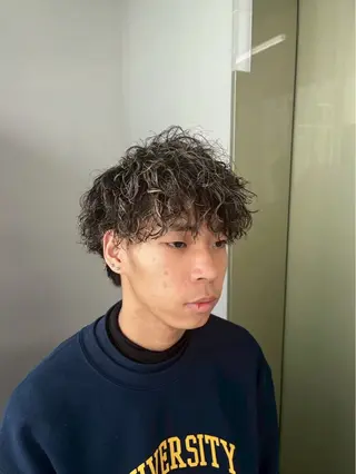 カラー パーマ メンズ 坂本響 メンズカット/パーマのヘアスタイル