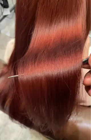 ロング カラー RIKU 髪質改善/縮毛矯正のヘアスタイル