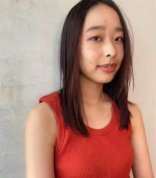 セミロング カラー LITTLE/ 平松　君章のヘアスタイル