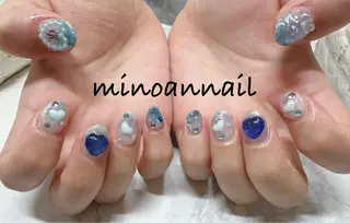 ネイル 美ノ庵ネイルサロン メトロポリタン前店のネイルデザイン